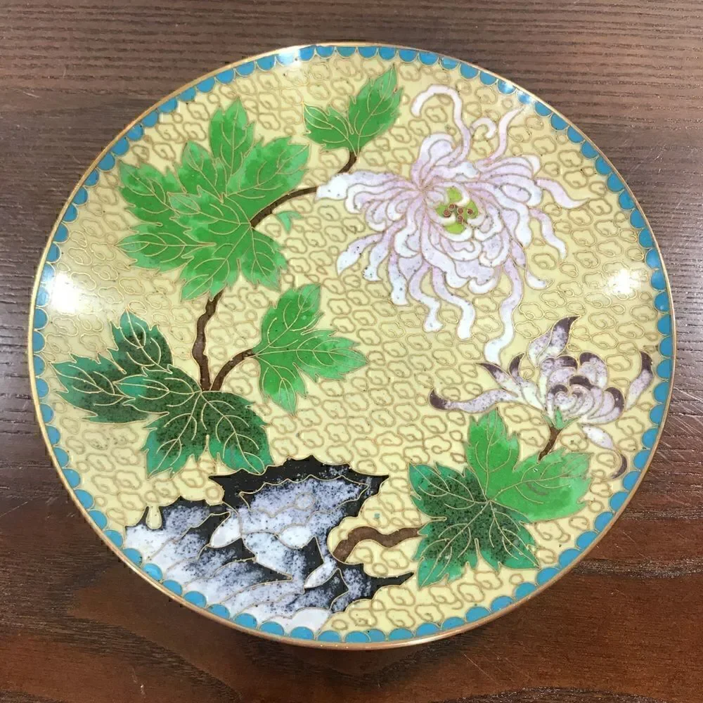 VINTAGE Mid-century mOdern BRASS Catch All/Trinket tray